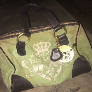Green Velour Juicy Couture purse